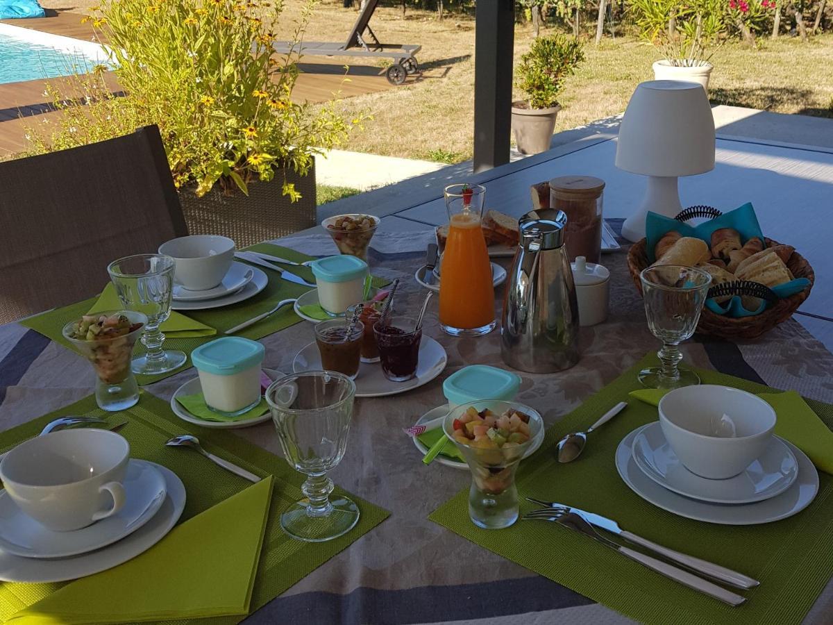 La Vigneraie De Laura Bed & Breakfast Sainte-Colombe  Eksteriør bilde