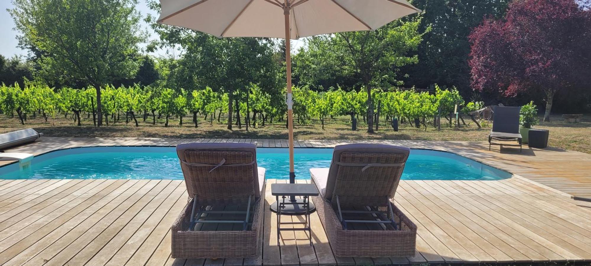La Vigneraie De Laura Bed & Breakfast Sainte-Colombe  Eksteriør bilde
