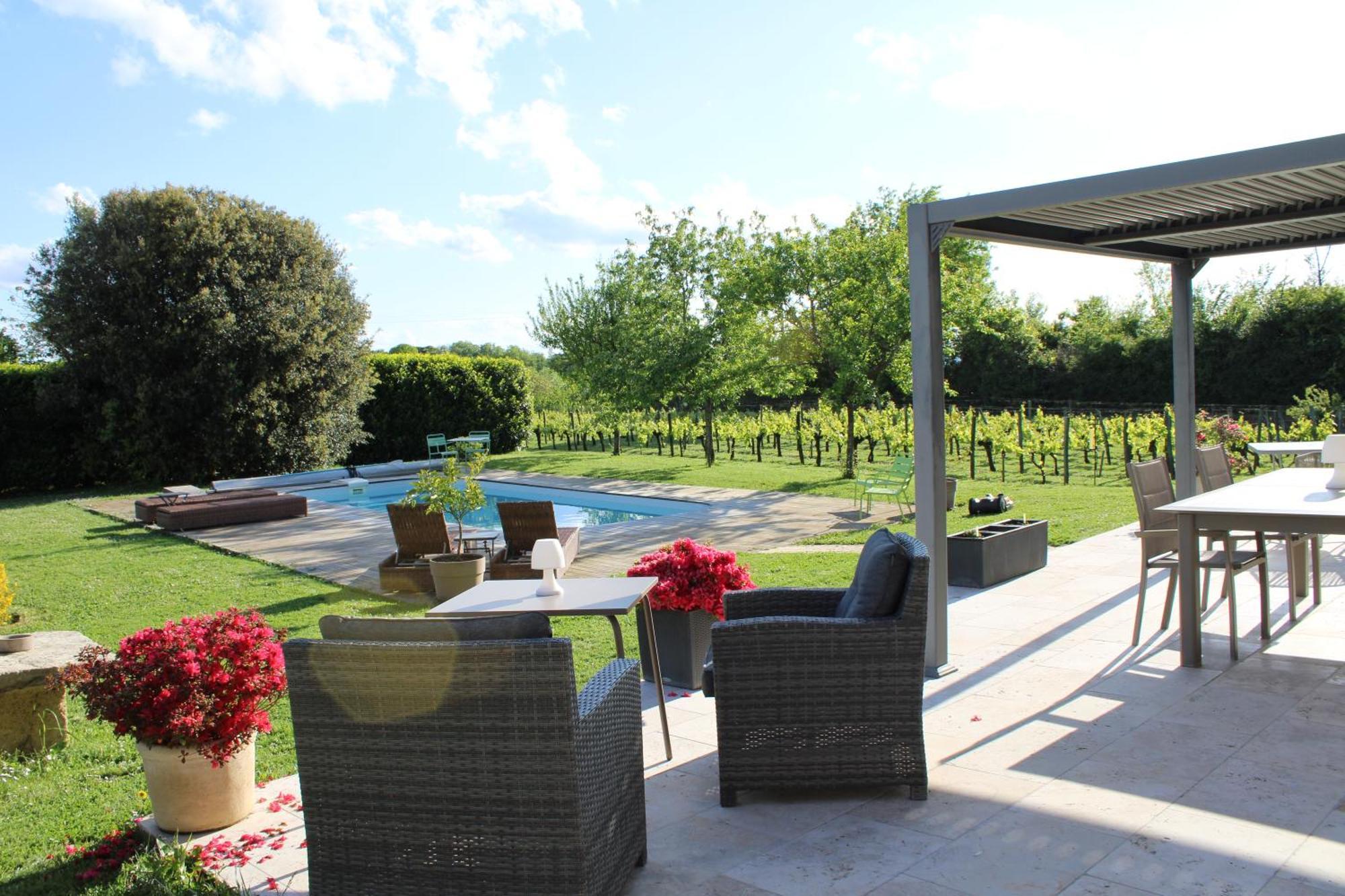 La Vigneraie De Laura Bed & Breakfast Sainte-Colombe  Eksteriør bilde